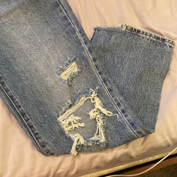 PACSUN High Rise Straight Button-fly Jeans Size 26 - Picture 10 of 15